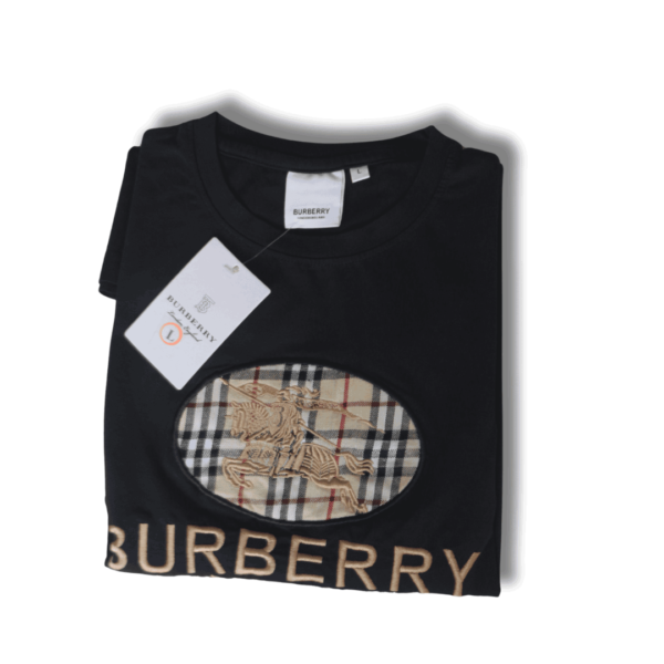 Burberry Black T-Shirt - Cruzefit - Image 2