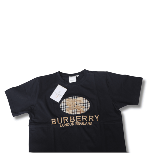 Burberry Black T-Shirt - Cruzefit - Image 3